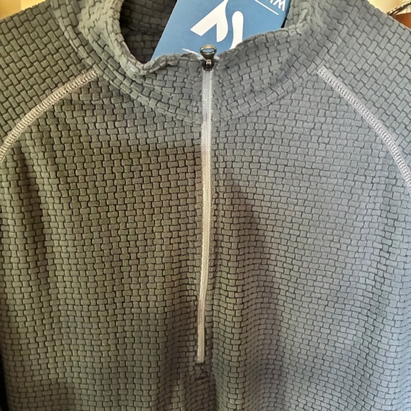 White Sierra 1/4 Zip Long Sleeve Shirt - Picture 5 of 6